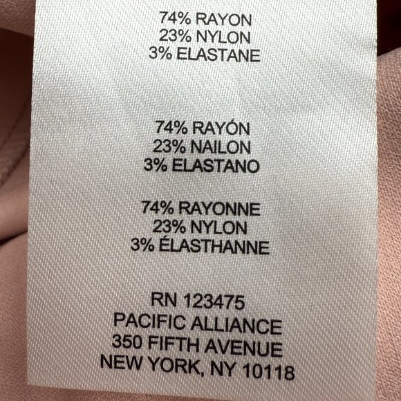 EUC Women's JONES NEW YORK Stretch Pull-On Pants Pink | Size XL - Picture 7 of 9